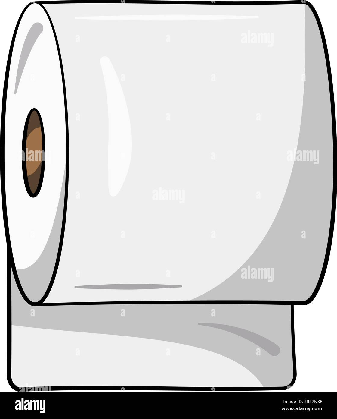 Toilet paper. Cartoon. Vector illustration Stock Vector Image & Art Alamy