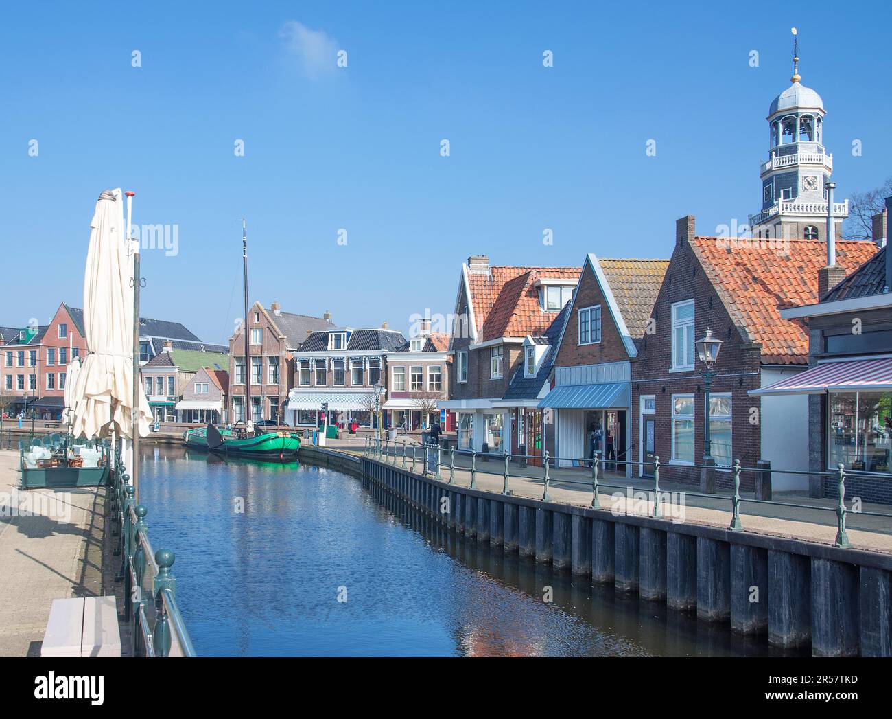Holiday resort Lemmer on the Ijsselmeer in Friesland, Netherlands Stock Photo