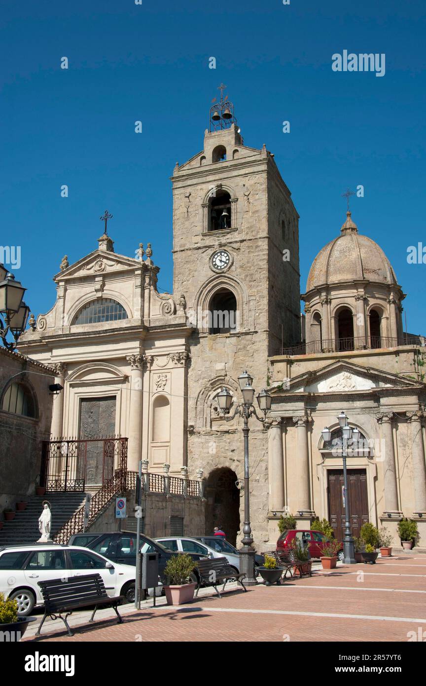Church of St. Mary, Troina, Sicily, Italy Stock Photo