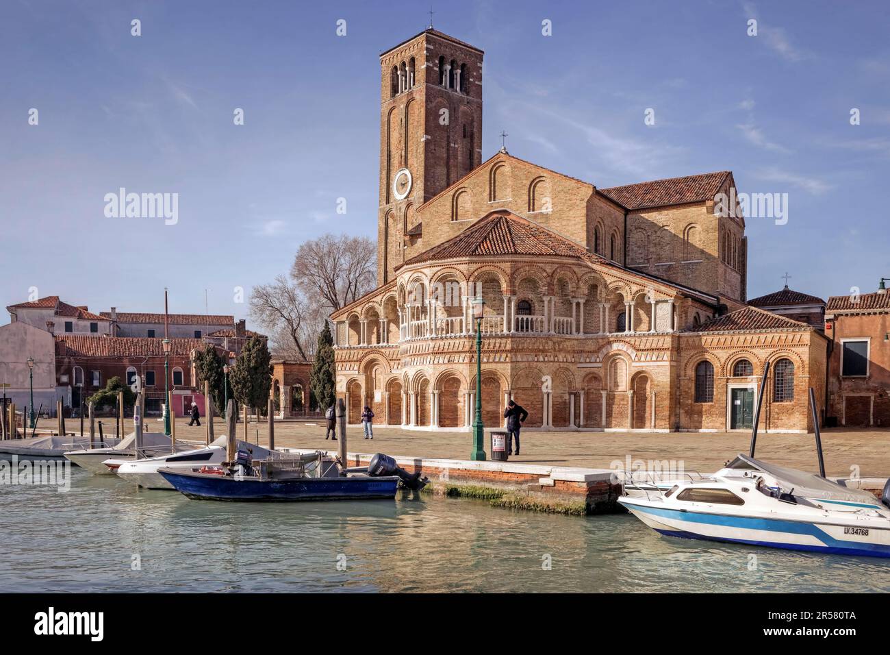 Basilica of Santa Maria e San Donato, Murano, Venice, Venezia, Regione del Veneto, Italy Stock Photo