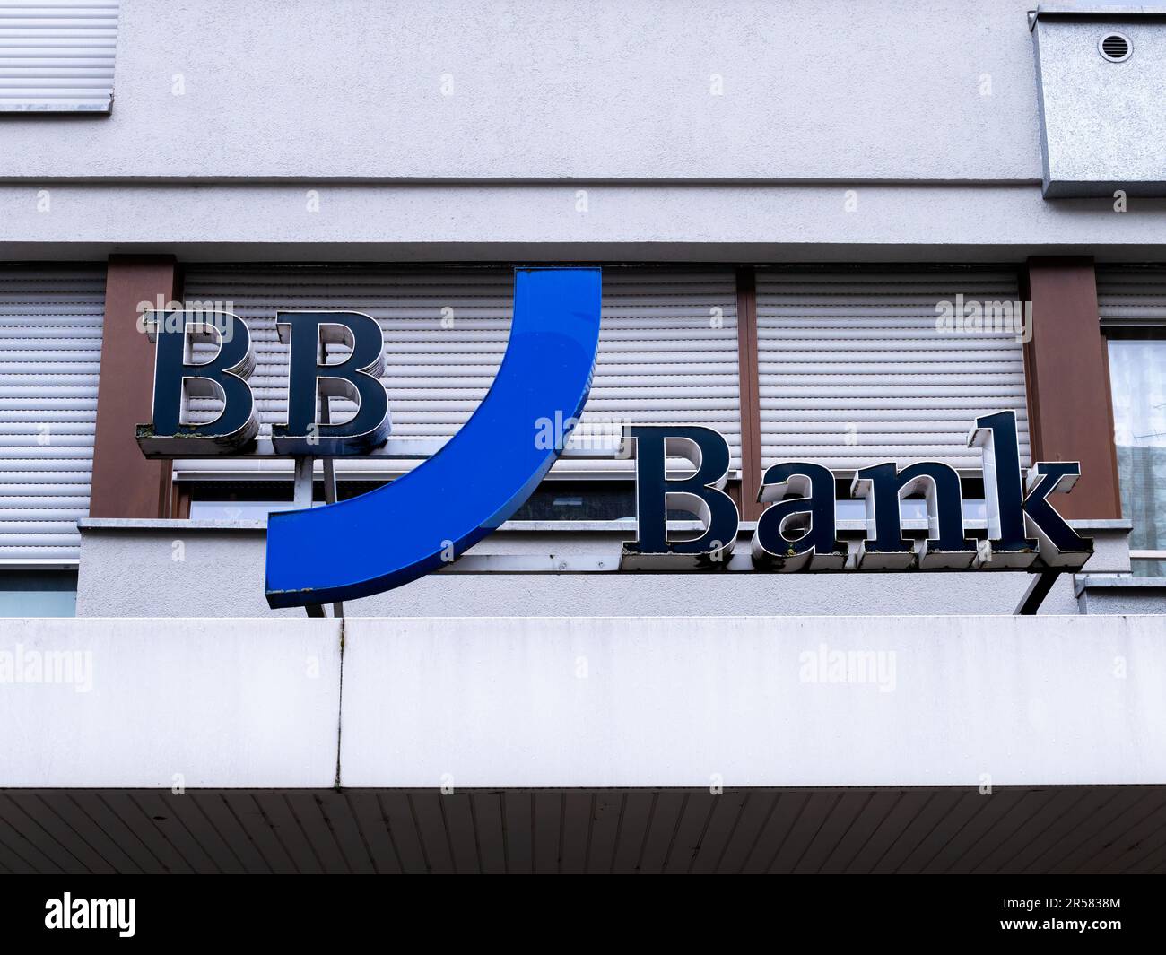 Singen, Germany - May 1, 2023: BBBank is a modern private customer bank. It is one of the largest cooperative banks in Germany. Stock Photo