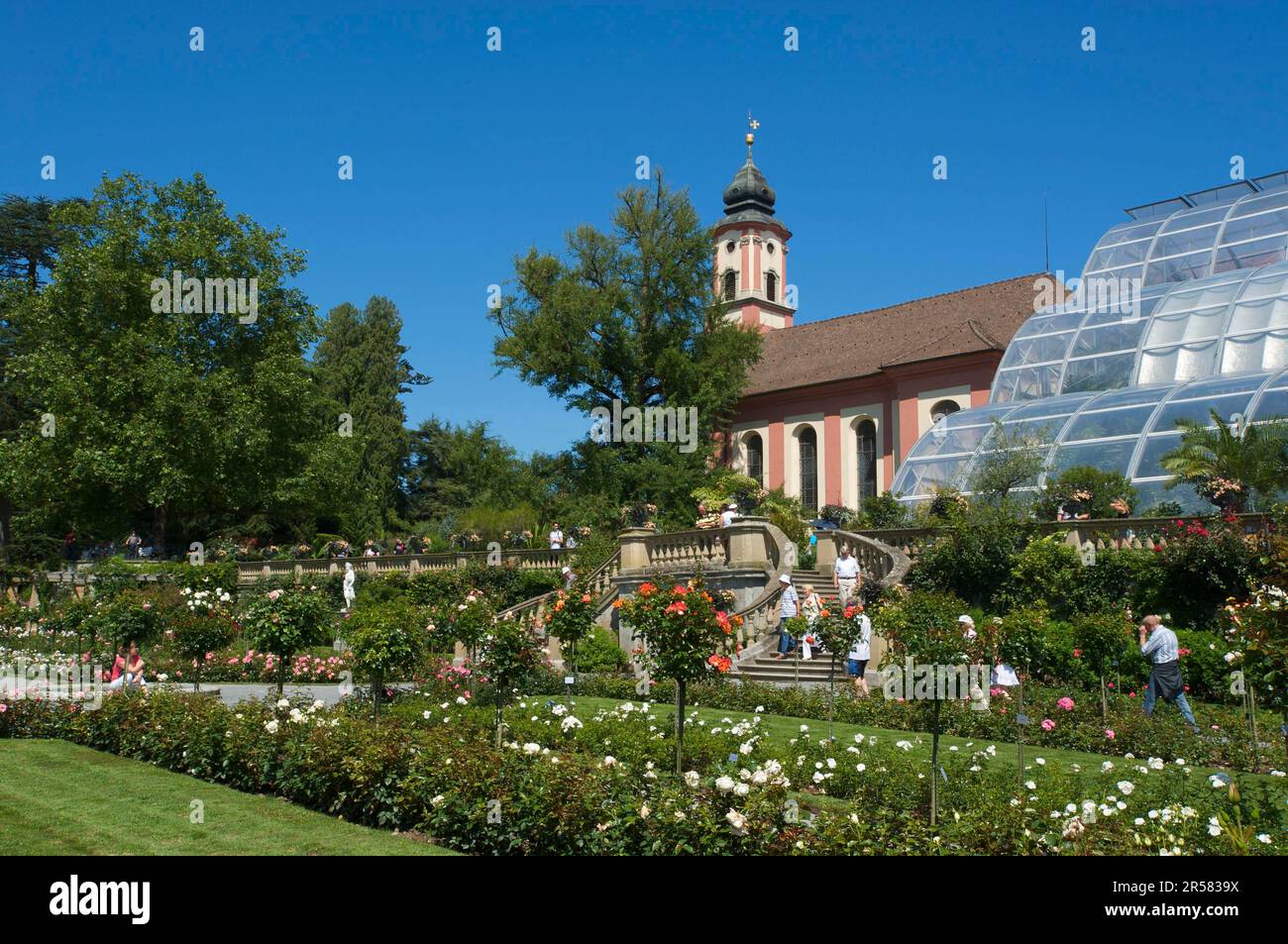 Flower Island Mainau Lake Constance Baden Wuerttemberg Germany Stock 
