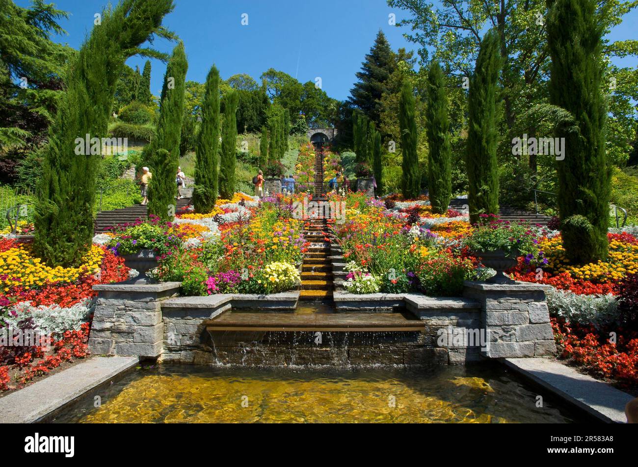 Flower Island Mainau Lake Constance Baden Wuerttemberg Germany Stock 