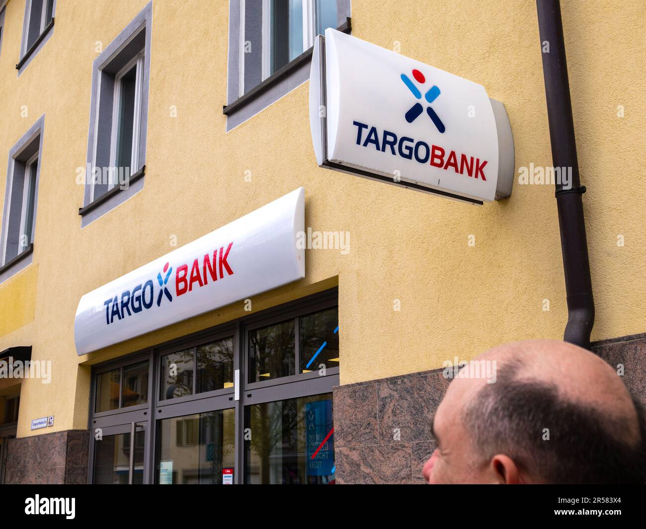 Villingen-Schwenningen, Germany - April 30, 2023: Targobank AG is a bank primarily active in private customer business in Germany Stock Photo