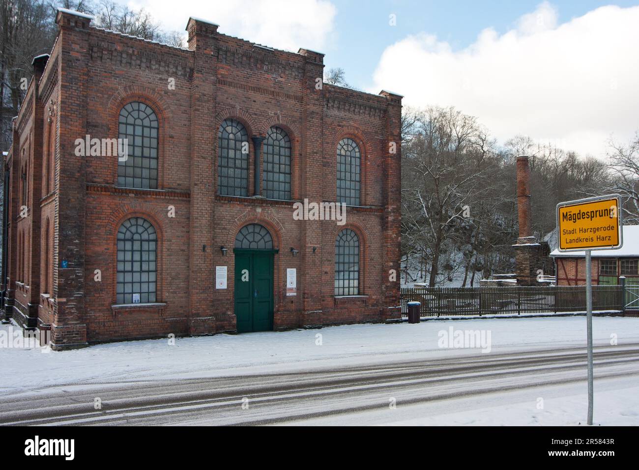 Carlswerk Maegdesprung in the Selke Valley Stock Photo Alamy