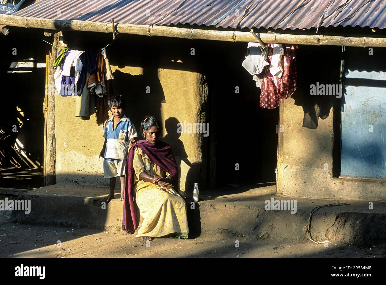 South indian village mother hi-res stock photography and images - Alamy