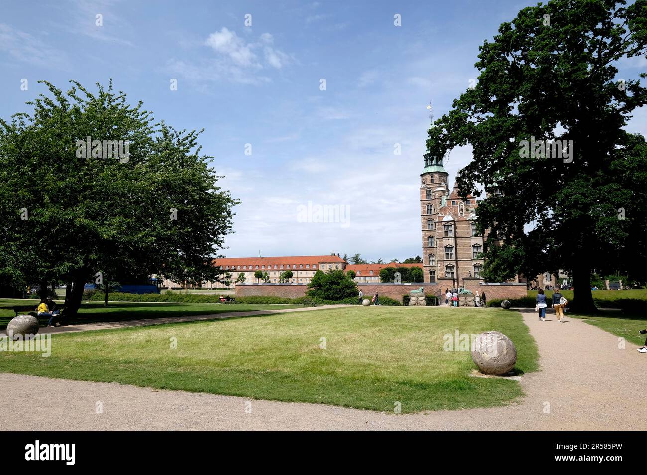 Denmark. Copenhagen. Rosenborg Palace Stock Photo