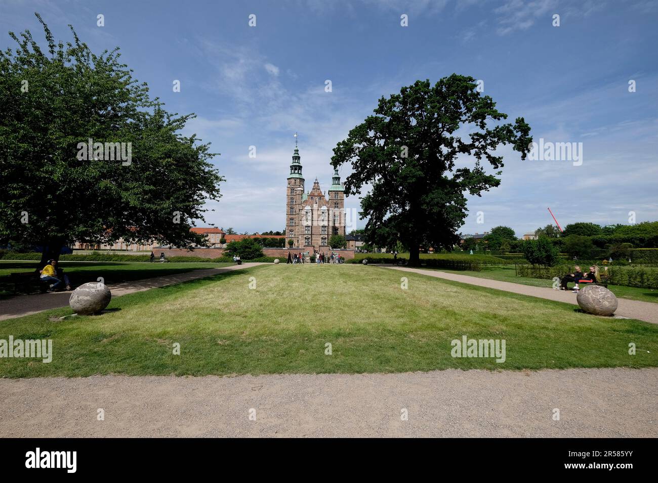 Denmark. Copenhagen. Rosenborg Palace Stock Photo