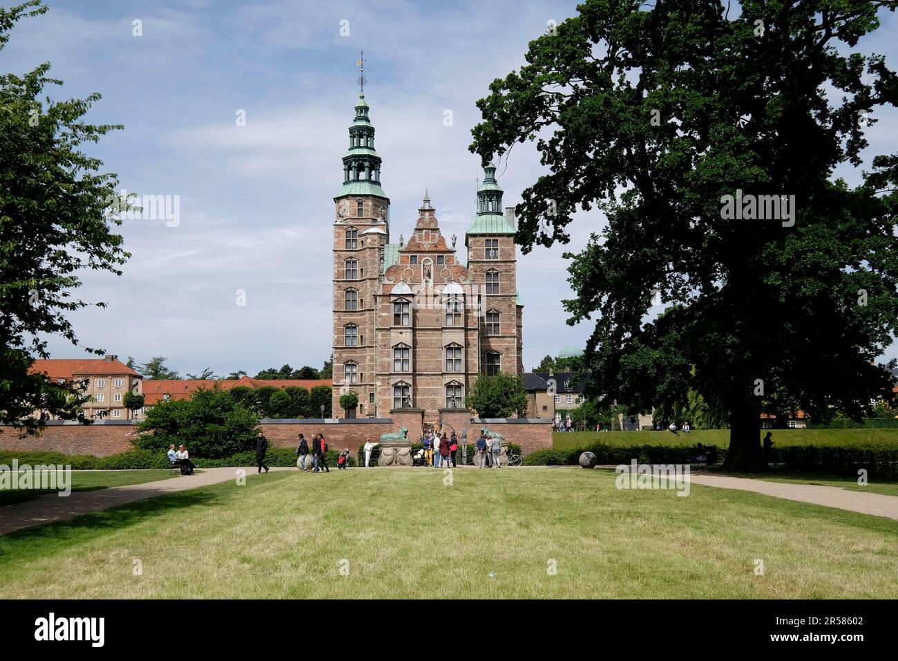 Denmark. Copenhagen. Rosenborg Palace Stock Photo