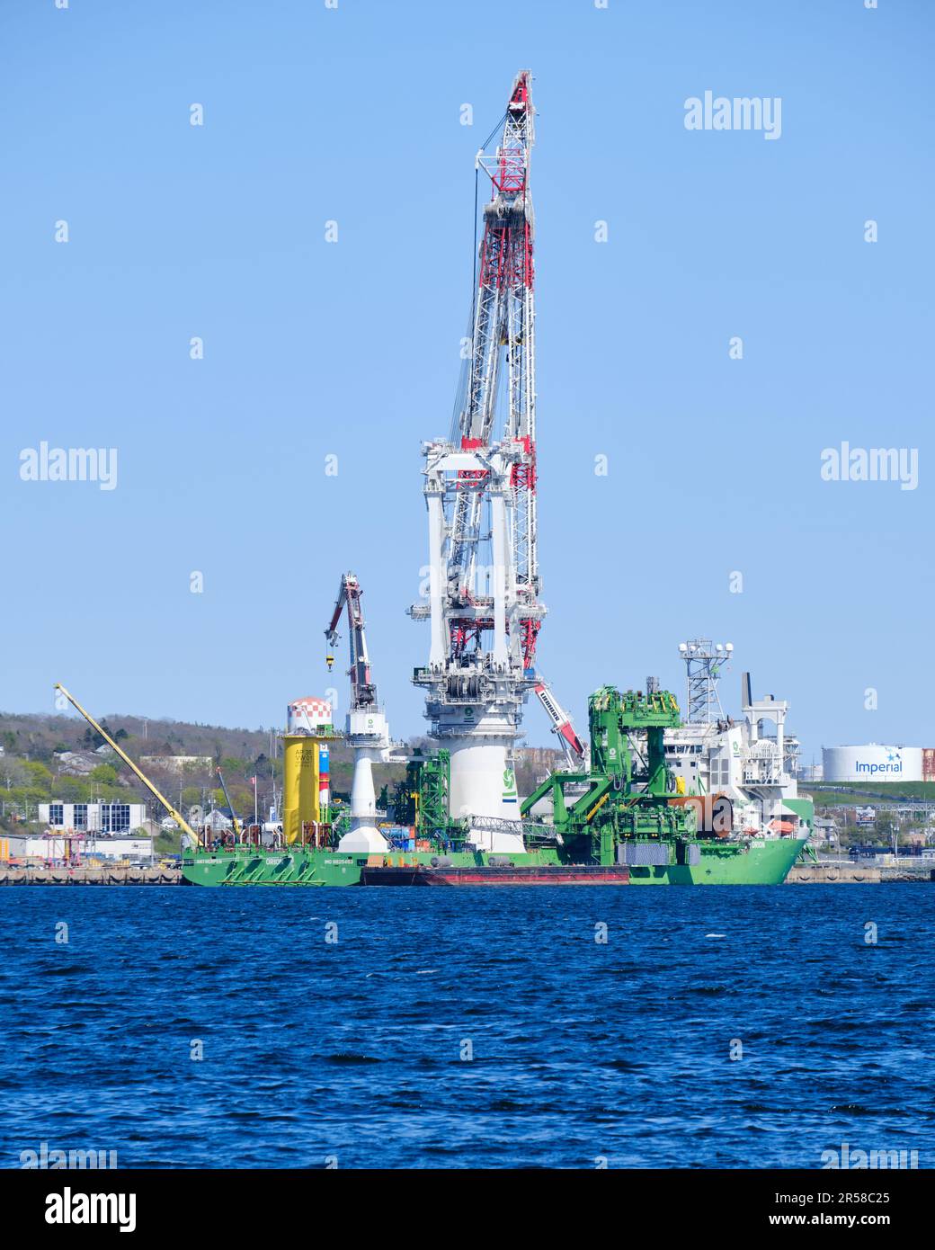 the Orion Offshore Heavy Lift DP3 Installation Vessel in Halifax Stock Photo