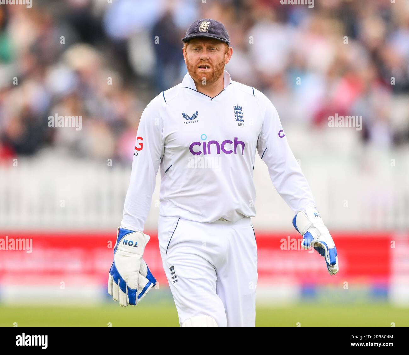 Jonny Bairstow of England during the LV= Insurance day one Test