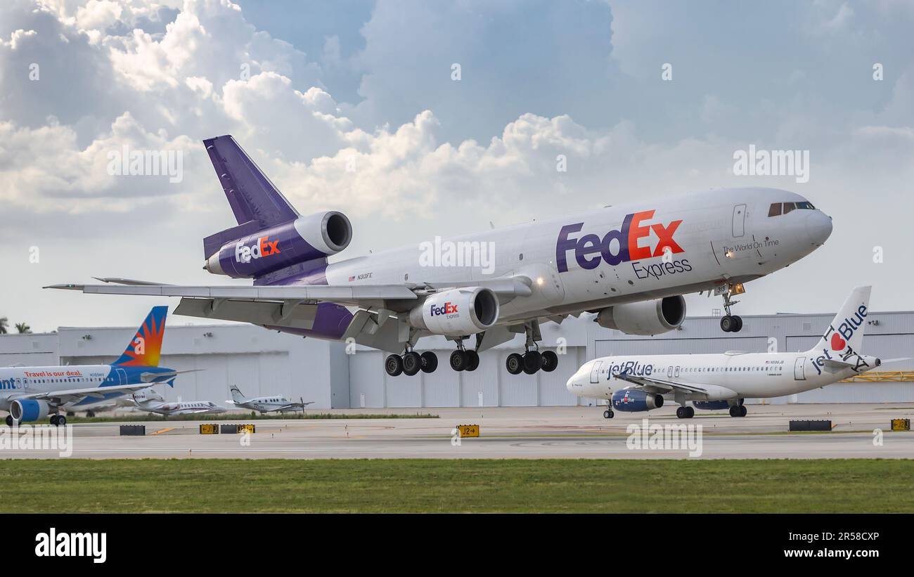 FedEx DC-10 Stock Photo