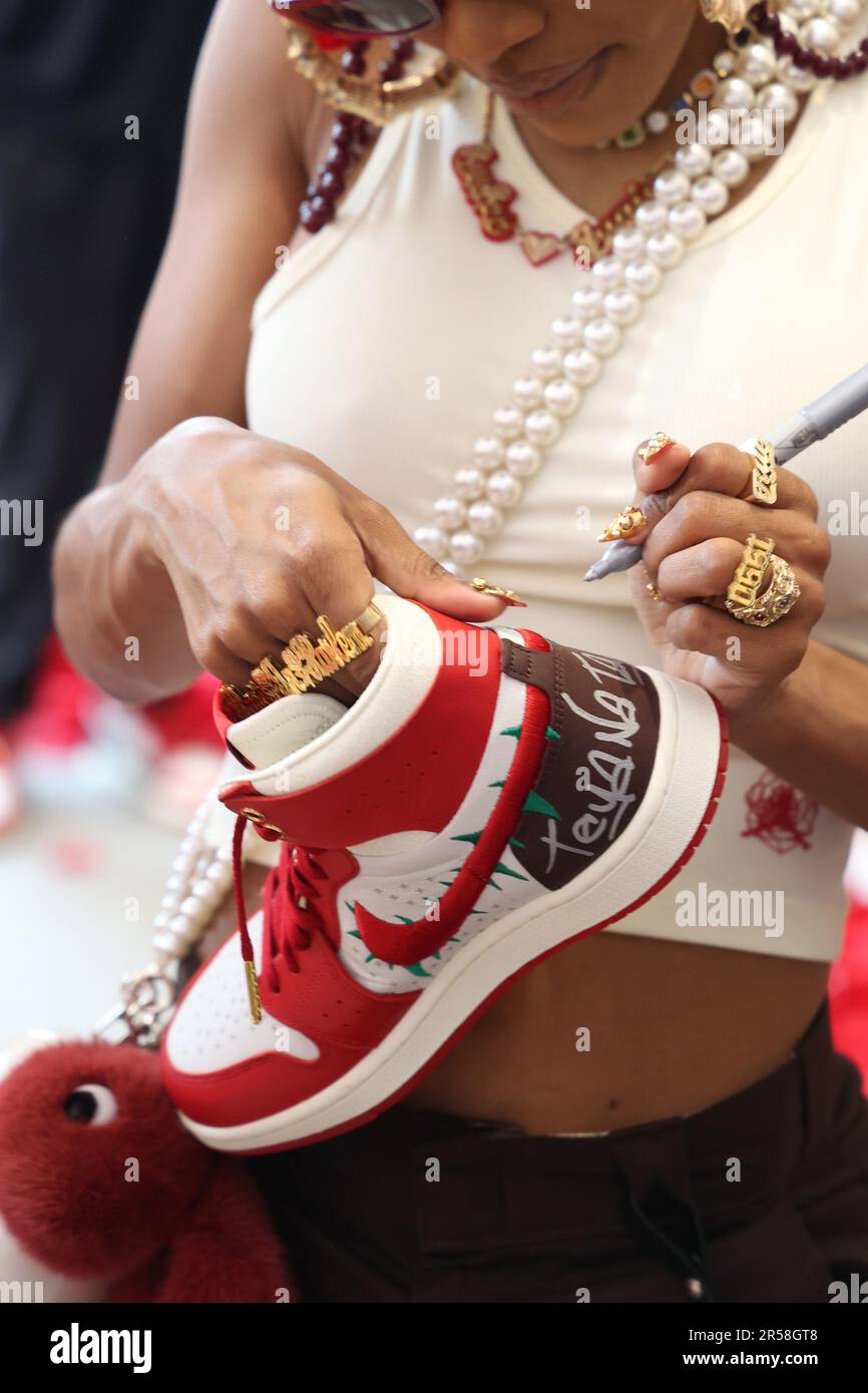 New York, NY, USA. 1st June, 2023. Teyana Taylor x Air Jordan 1 Zoom