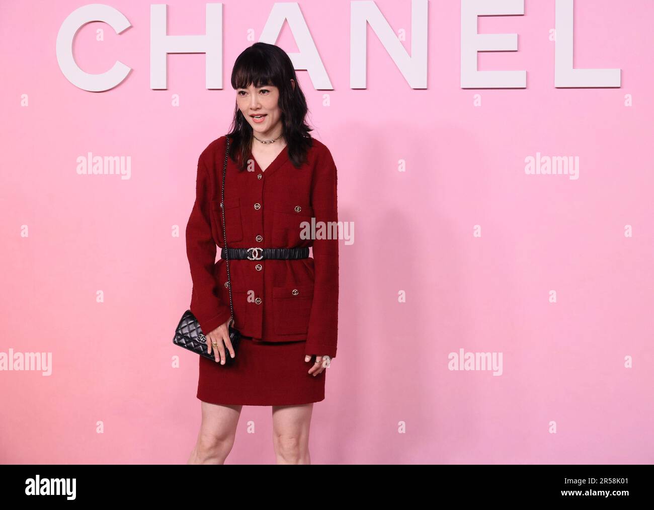 Tokyo, Japan. 1st June, 2023. Japanese actress Rinko Kikuchi poses for a photo call at French luxury brand Chanel's 2022/23 Metiers d'Art collection in Tokyo on Thursday, June 1, 2023. (photo by Yoshio Tsunoda/AFLO) Stock Photo