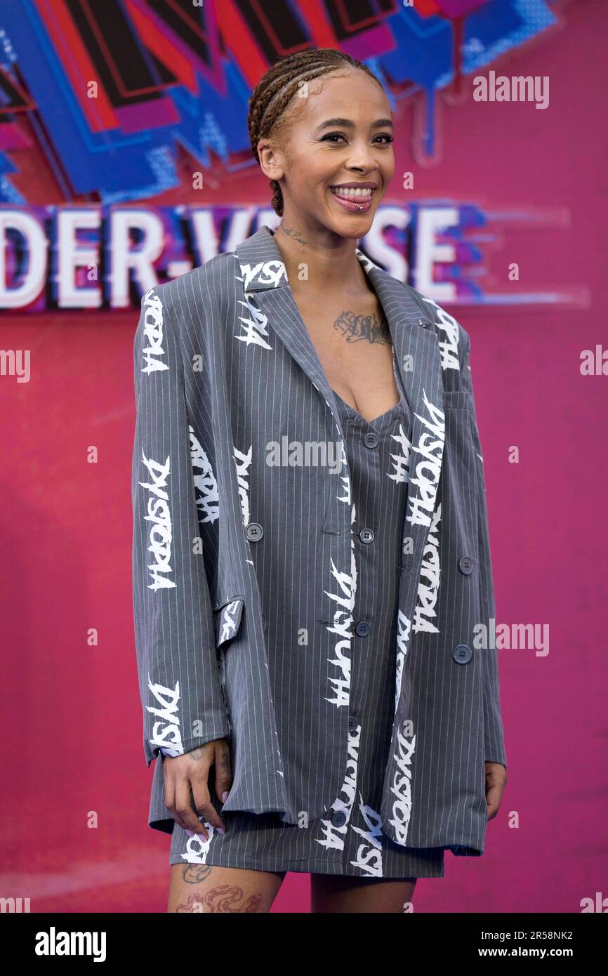 Yinka Bokinni poses for photographers upon arrival for the Gala