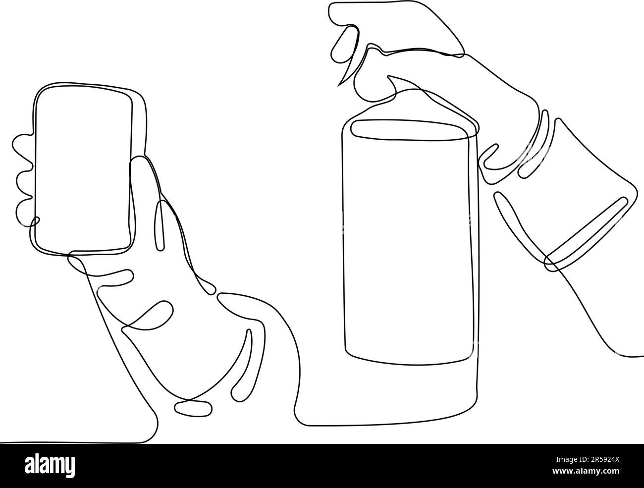 Home cleaning service landing page design concept, illustration of