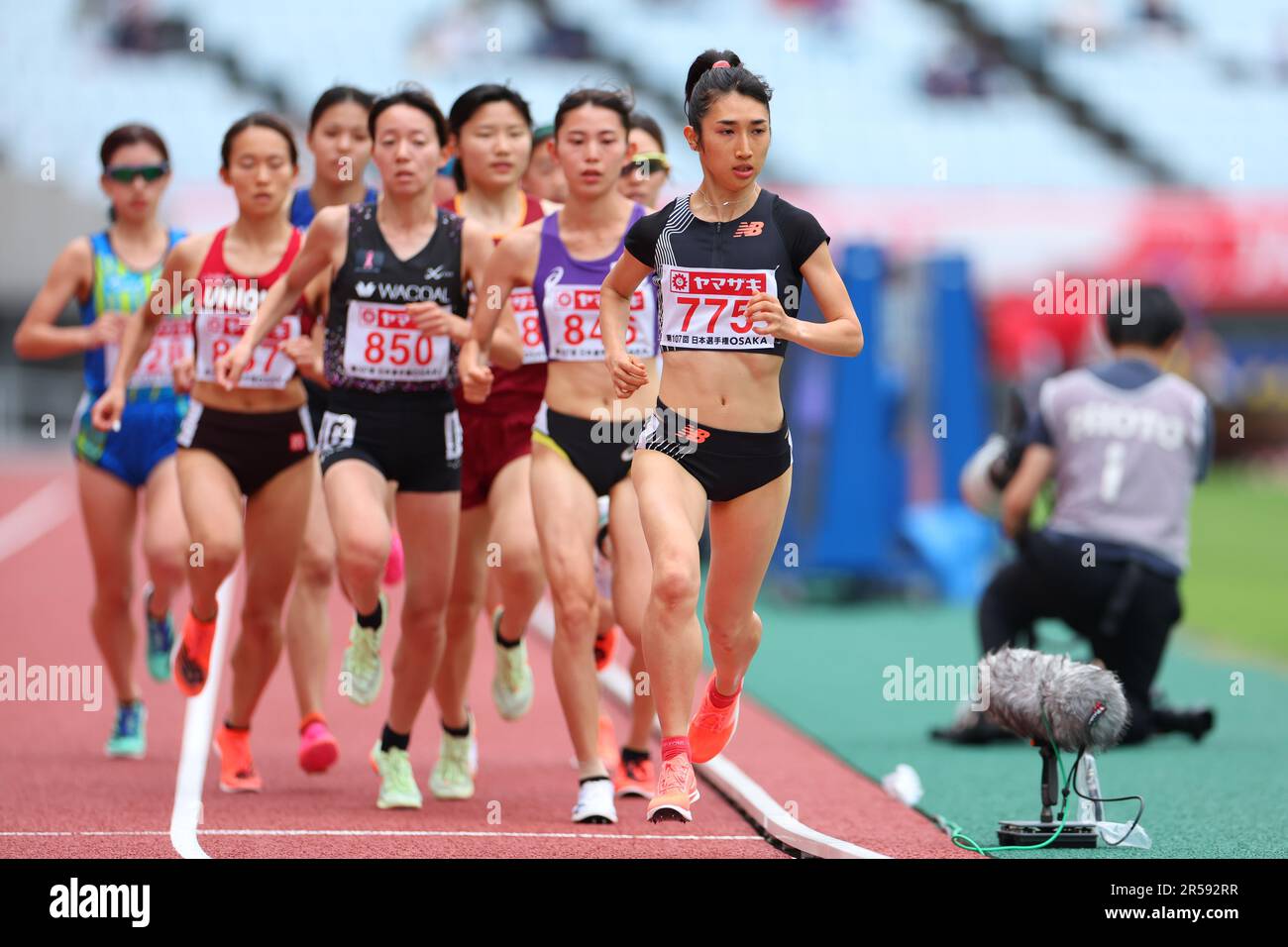 Osaka, Japan. 1st June, 2023. Nozomi Tanaka Athletics : The 107th Japan  Track & Field National Championships Women's 1500m Heat at Yanmar Stadium  Nagai in Osaka, Japan . Credit: Yohei OsadaAFLO SPORTAlamy