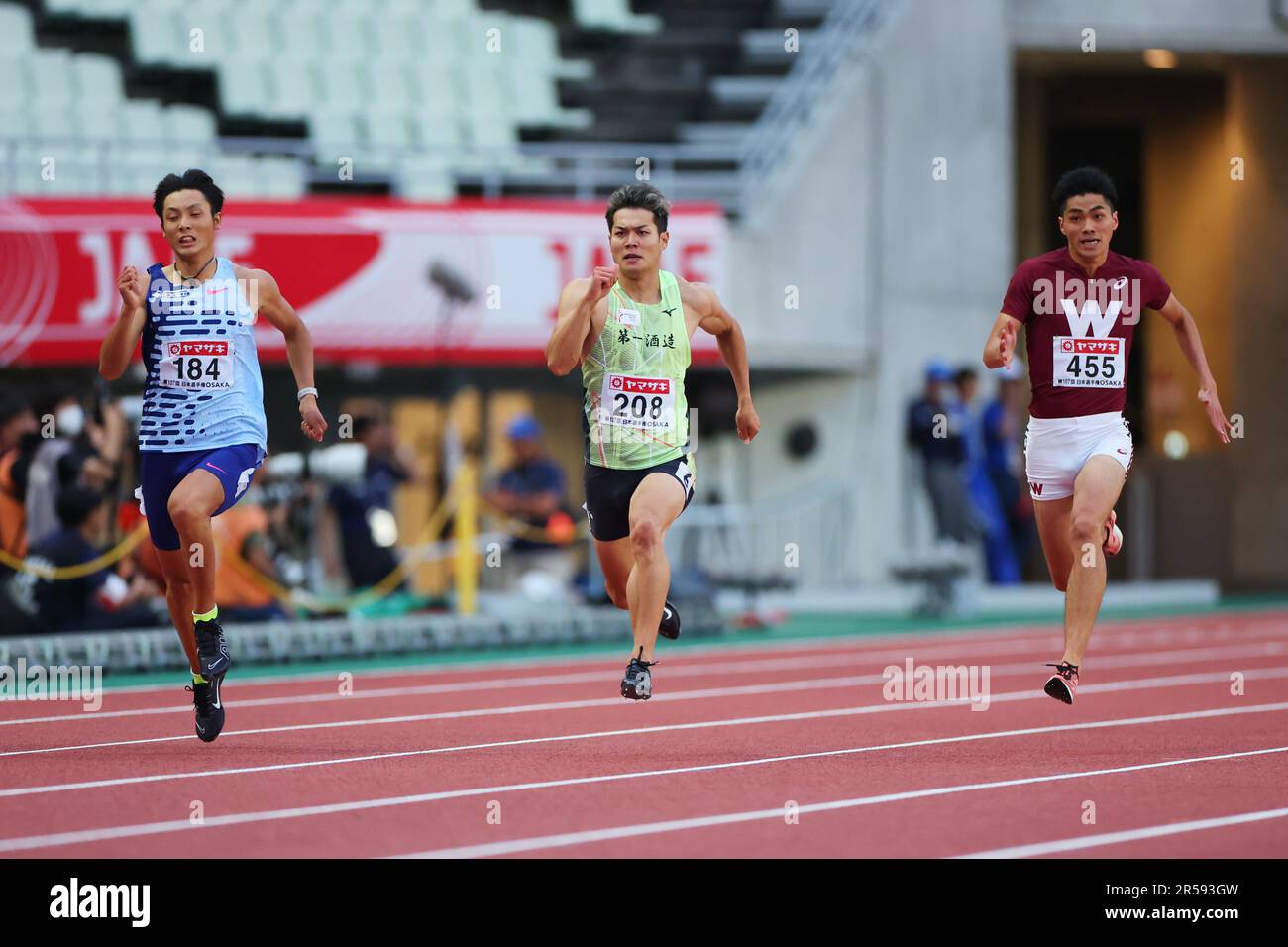 Osaka, Japan. 1st June, 2023. (LR) Koki Ueyama, Soshi Mizukubo, Yudai