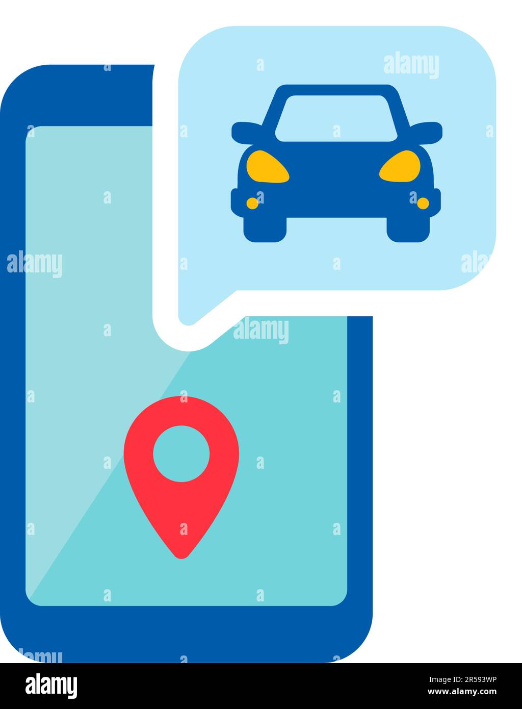 Car navigation system vector illustration Stock Vector Image & Art Alamy