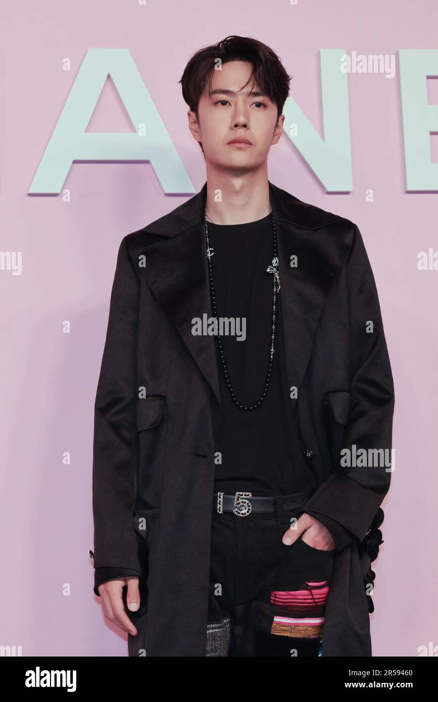 Wang Yibo attends the photocall of the Chanel Metiers d'Art Wang Yibo attends the photocall of the Chanel Metiers d'Art