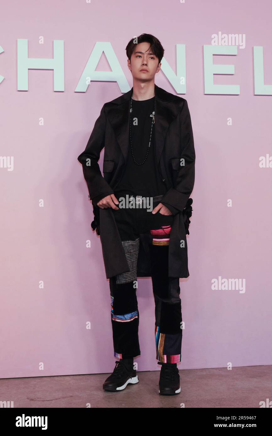Wang Yibo attends the photocall of the Chanel Metiers d'Art Wang Yibo attends the photocall of the Chanel Metiers d'Art