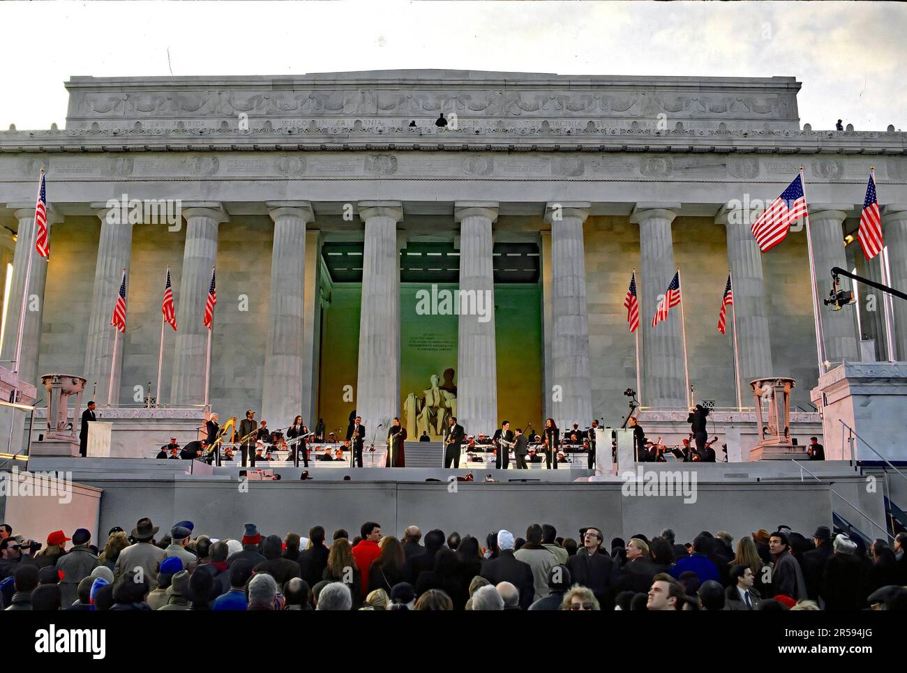 WASHINGTON DC - JANUARY 17, 1993 Presidential Inaugural concert on the ...