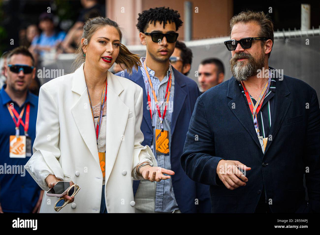 Archie Maria Monte Carlo, Monaco. 28th May, 2023. Former tennis player Maria ...