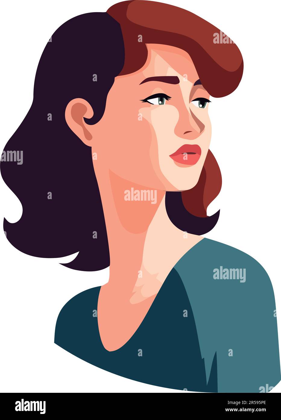 Young adult female vector avatar Stock Vector Image & Art - Alamy