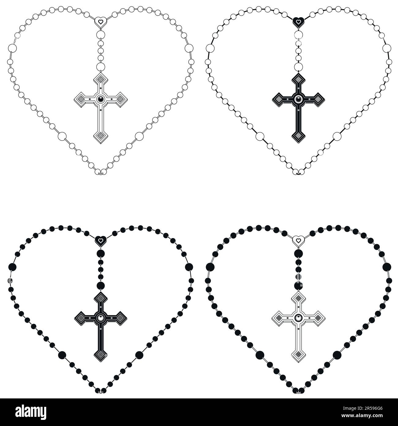 Cross shaped church design stock vector images alamy