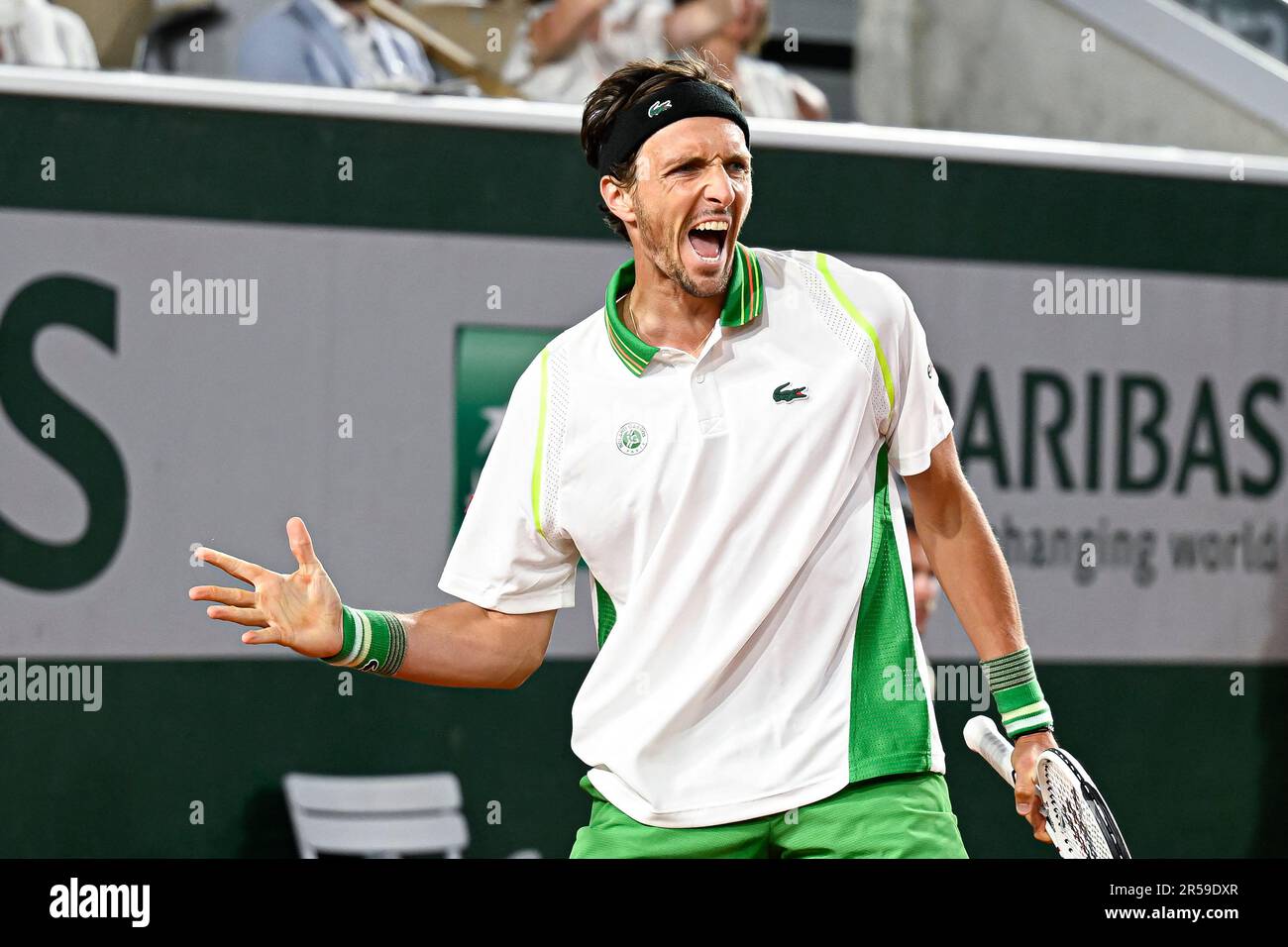 Arthur Rinderknech During The French Open, Grand Slam Tennis Tournament ...