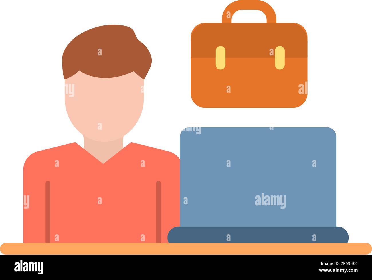 Work icon vector image Stock Vector Image & Art - Alamy