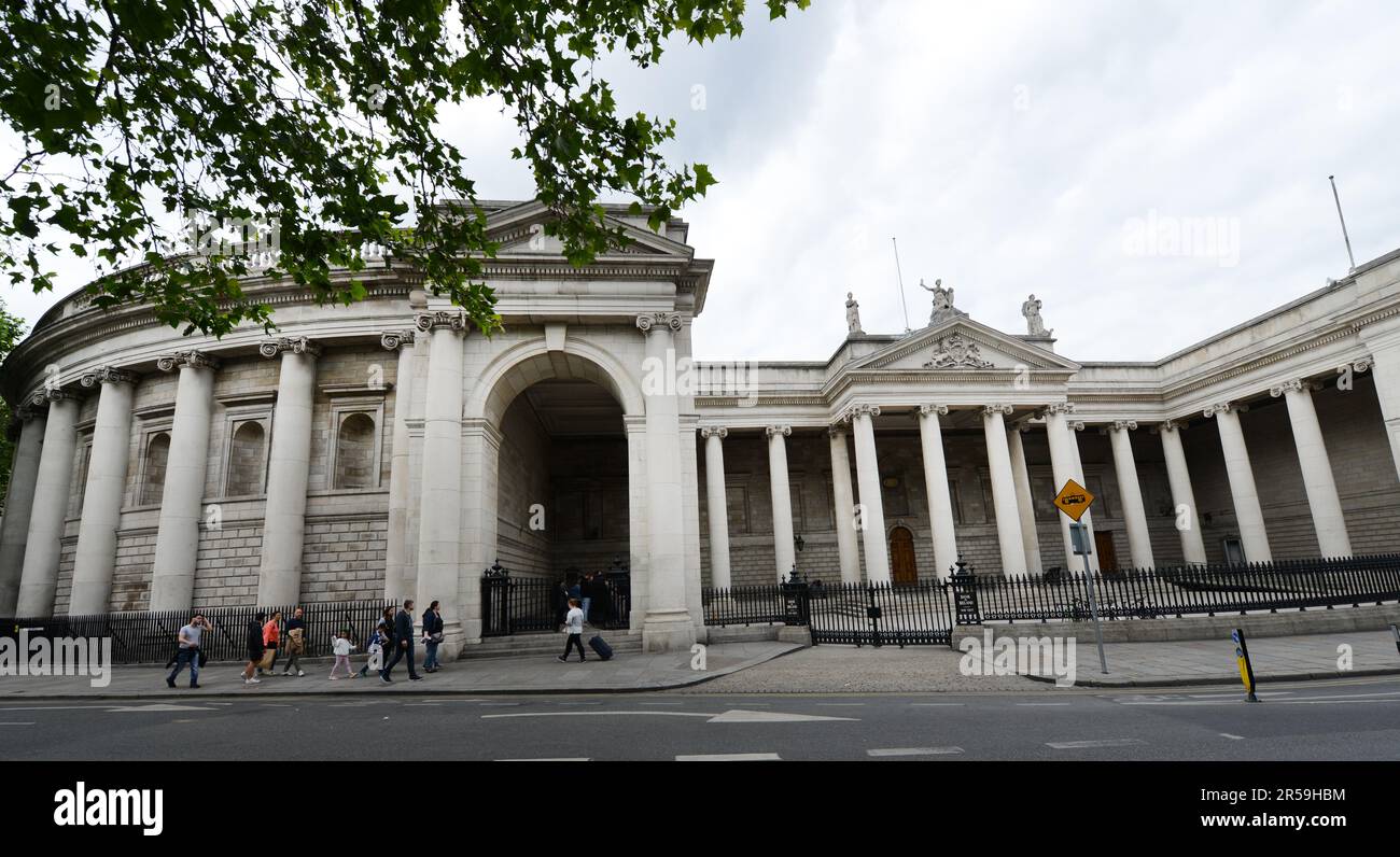 The Irish Houses of Parliament in Dublin, Ireland Stock Photo Alamy