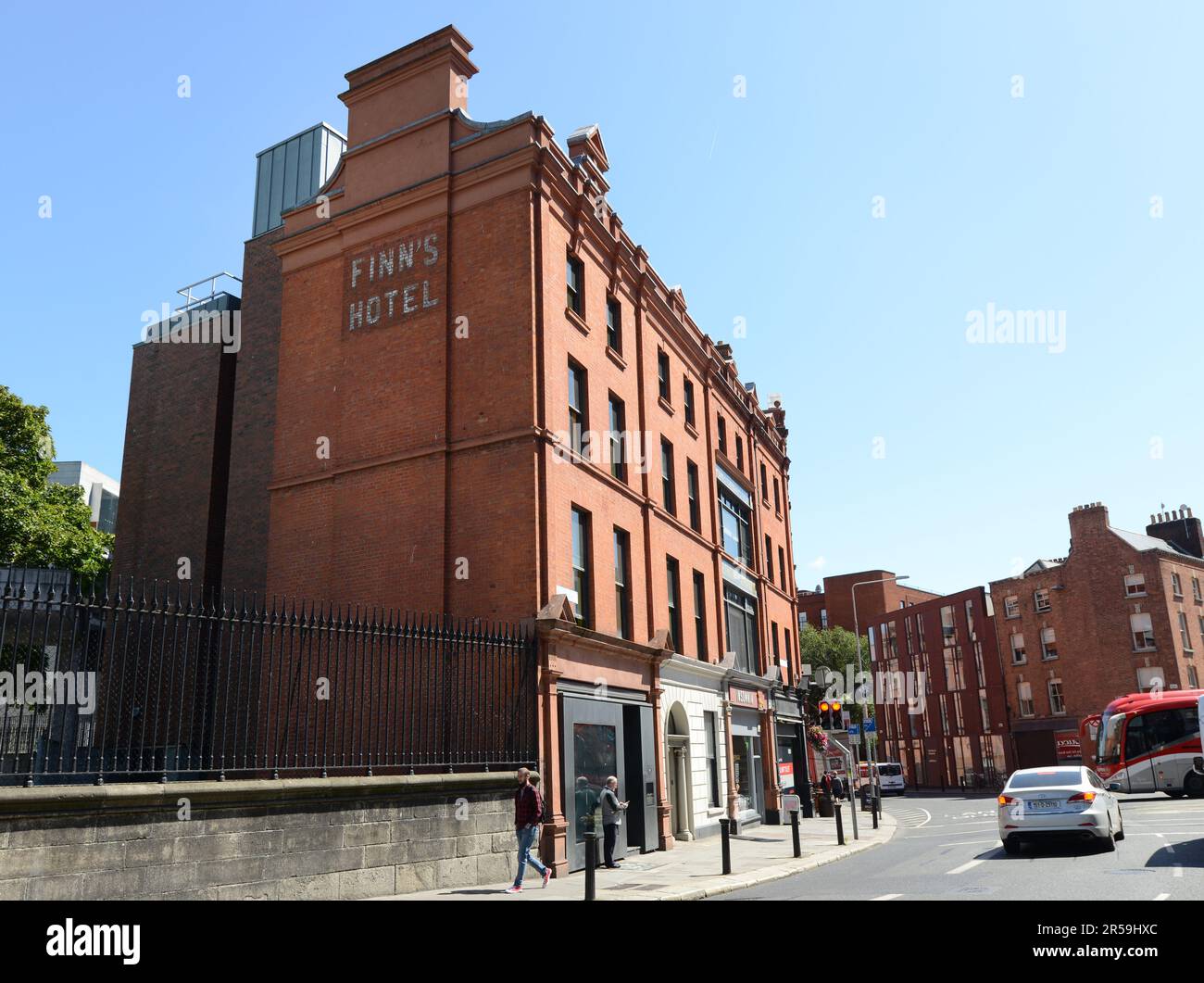 Finn's Hotel on Leinster Street, Dublin, Ireland. Stock Photo