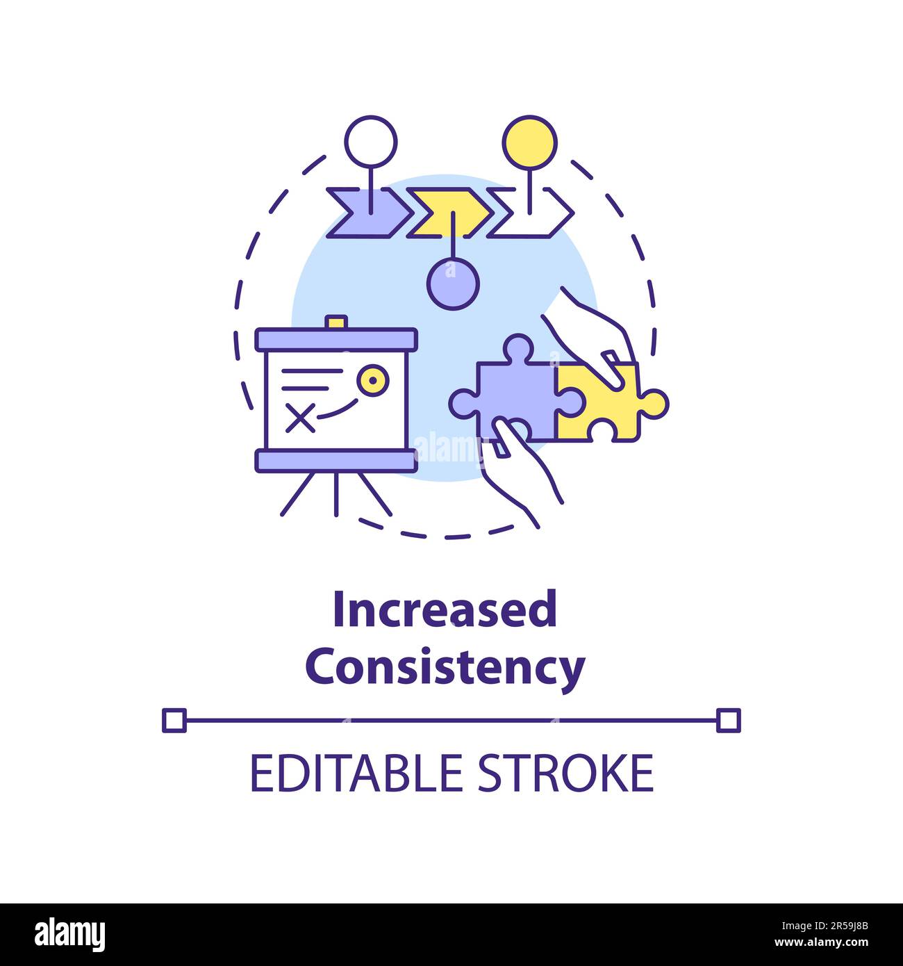 Consistency logo Cut Out Stock Images & Pictures - Alamy
