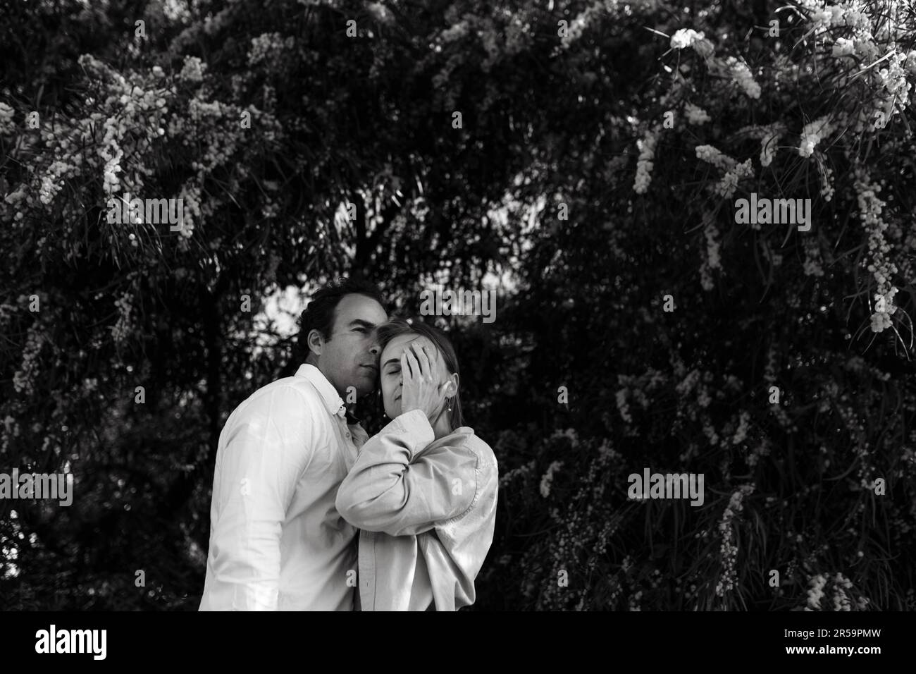 Couple, romantic black and white photo. High quality photo Stock Photo ...