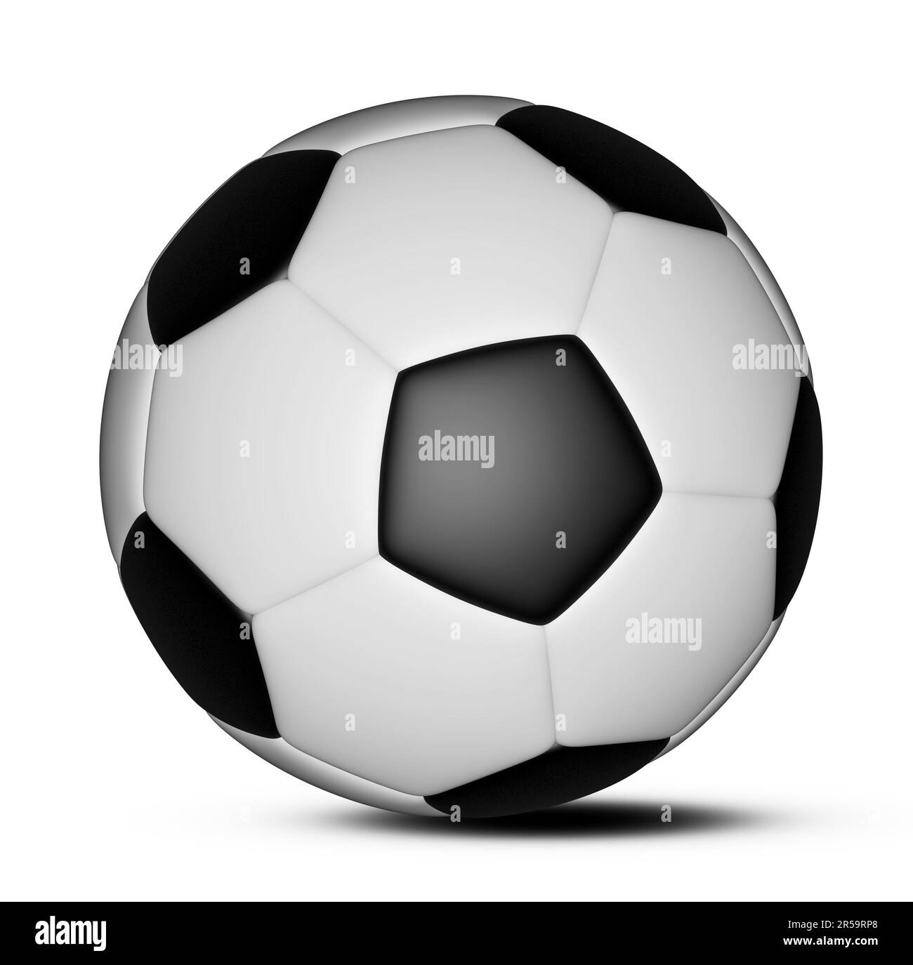 soccer ball isolated on white background Stock Photo - Alamy