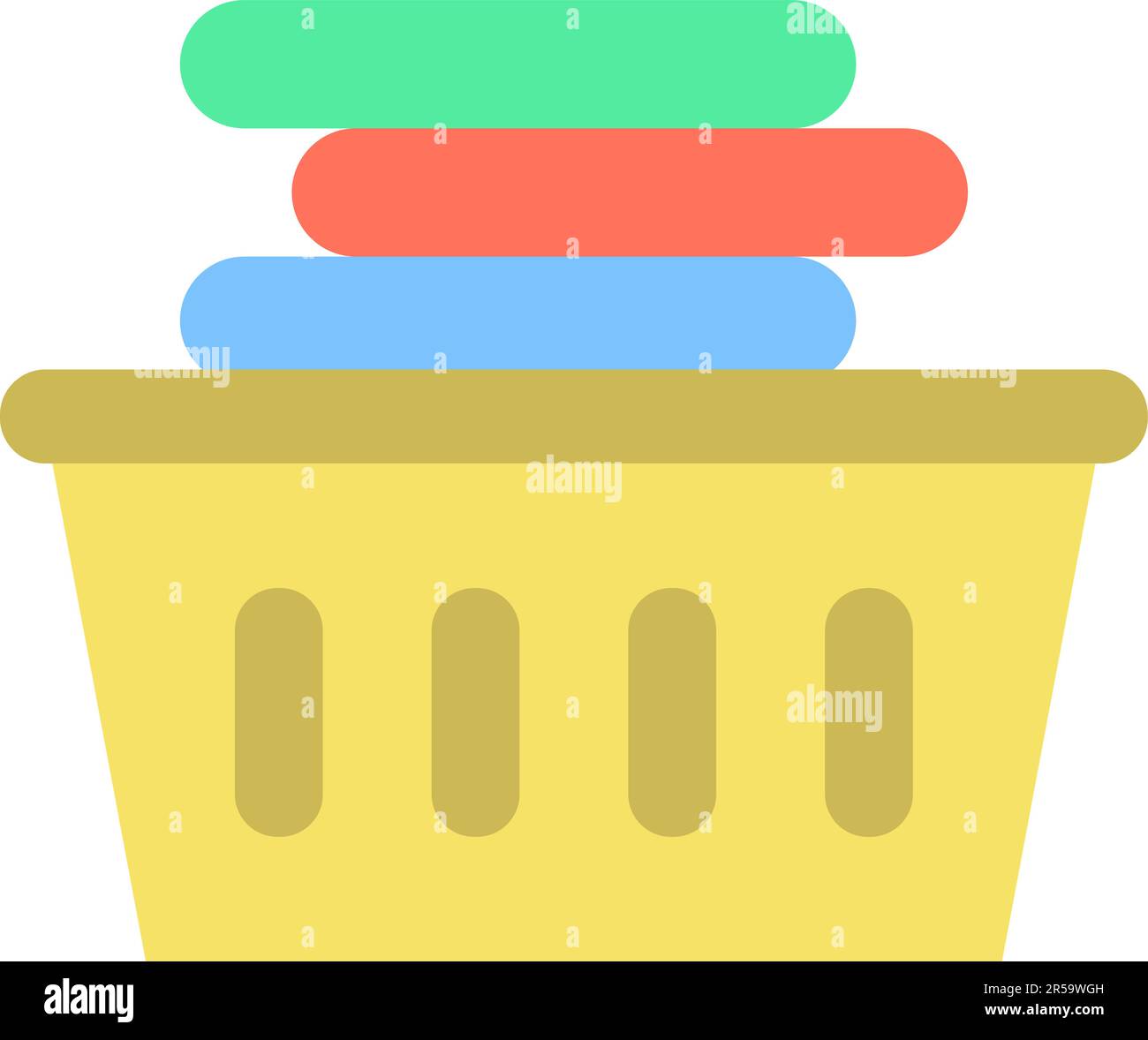 Laundry Basket icon vector image Stock Vector Image & Art - Alamy