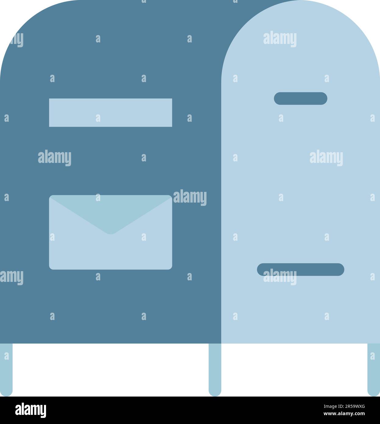 Mailbox icon vector image Stock Vector Image & Art - Alamy