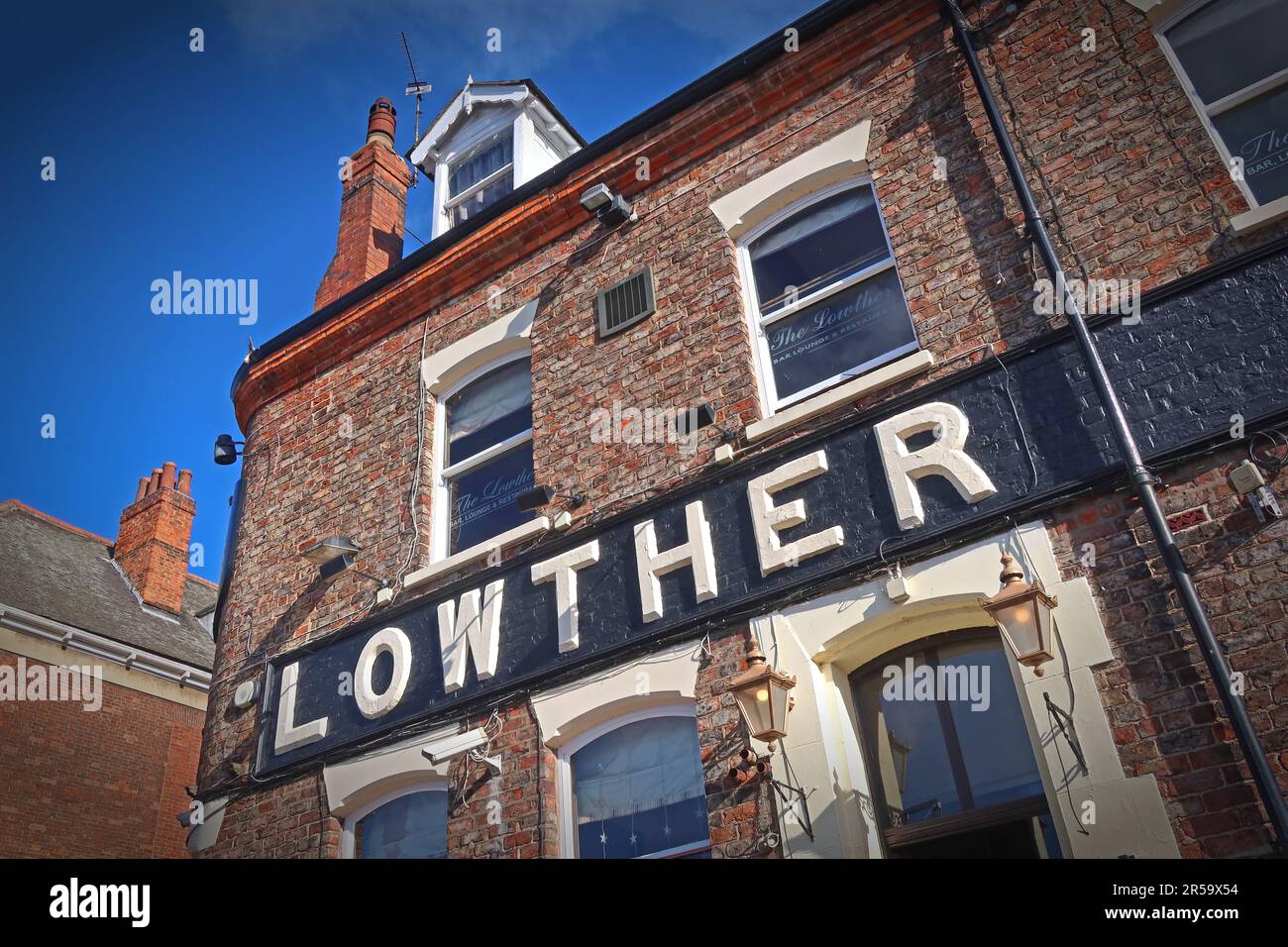 Lowthers riverside pub, river Ouse, York city centre, 8 Cumberland Street, York, England, UK,  YO1 9SW Stock Photo