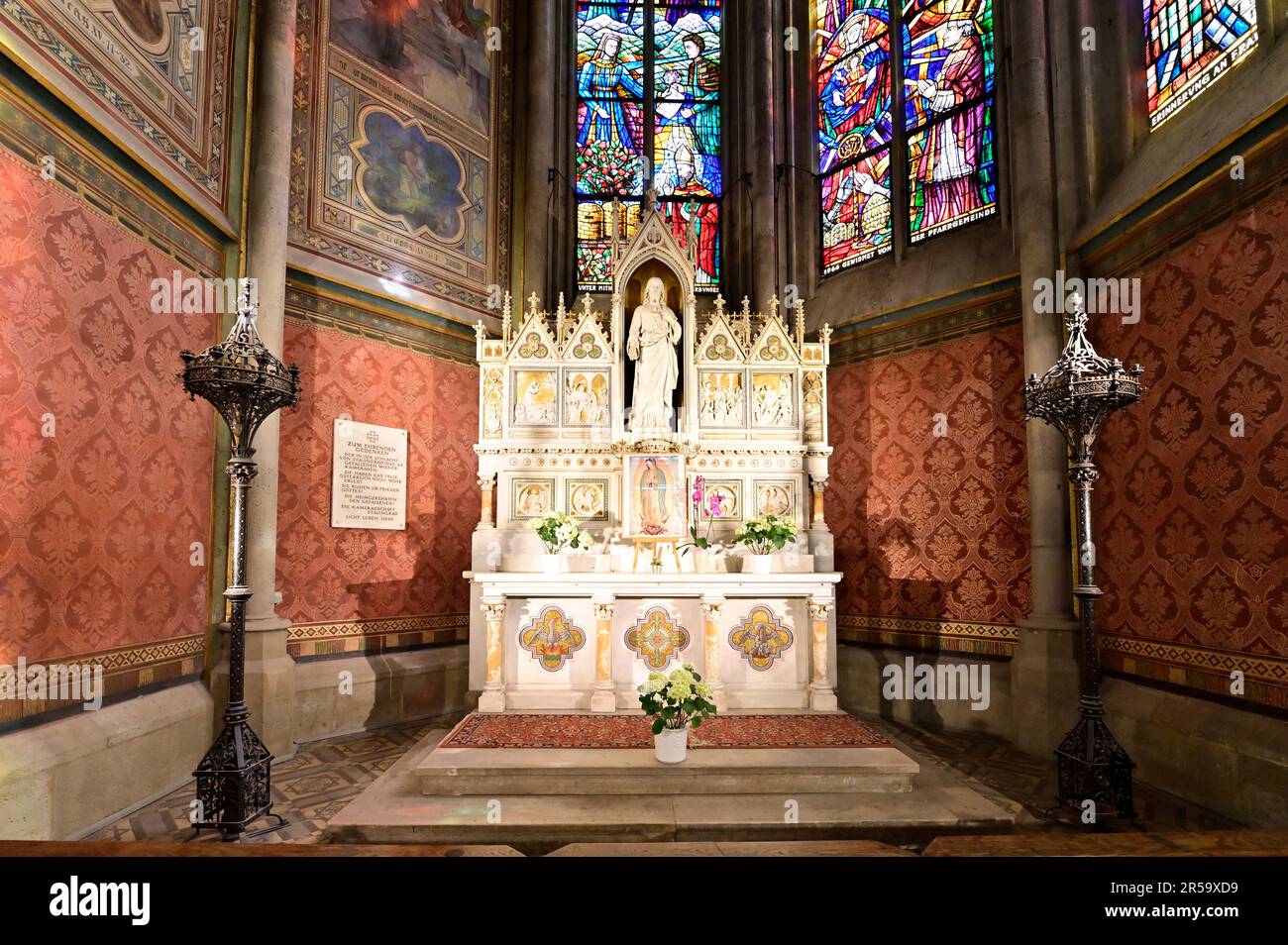 Vienna, Austria. Votive Church Vienna. The Chapel Stock Photo