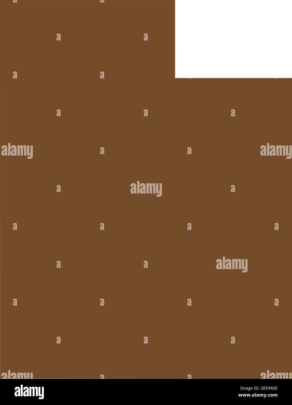 BROWN CMYK color map of UTAH, USA Stock Vector Image & Art Alamy