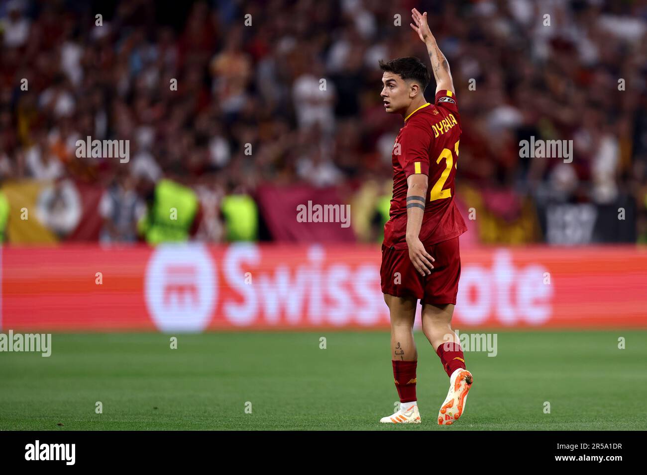 Budapest, Hungary. 01st June, 2023. Paulo Dybala of Roma dejected during the UEFA Europa League Final 2023 between Sevilla FC and AS Roma at Puskas Arena in Budapest, Hungary on May 31