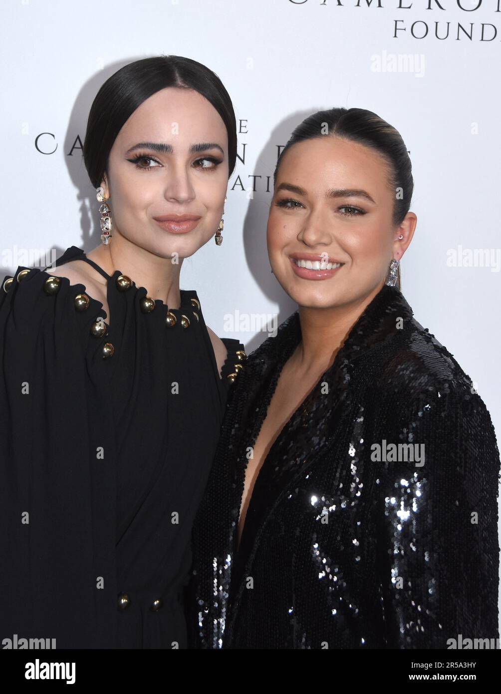 Los Angeles, California, USA 1st June 2023 Singer/Actress Sofia Carson and sister Paulina Char