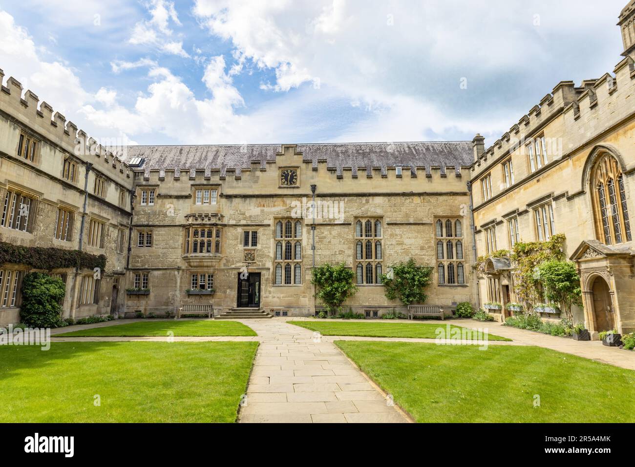 Jesus college oxford queen elizabeth hires stock photography and