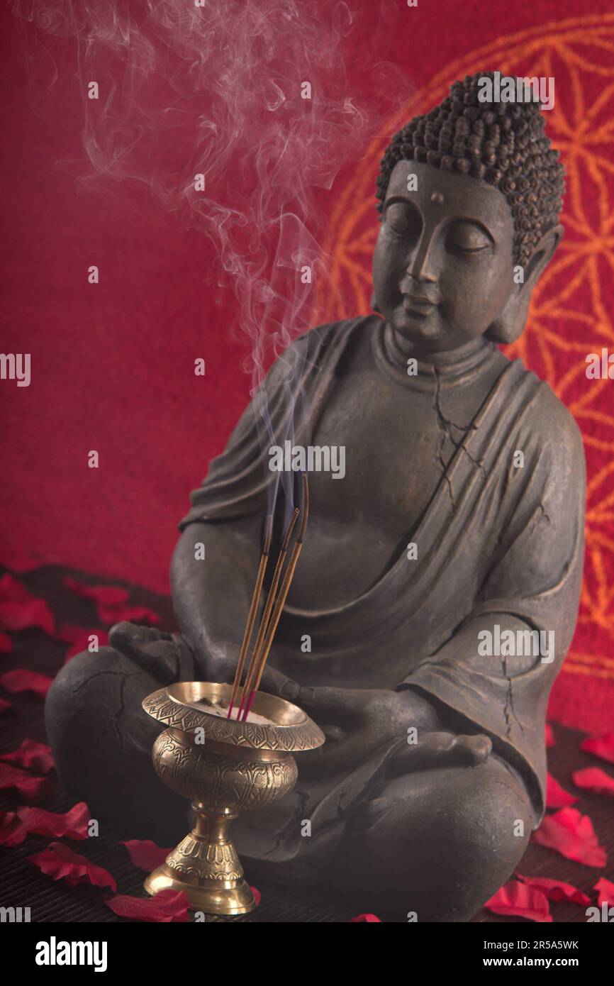 Flowers of incense sticks hi-res stock photography and images - Alamy