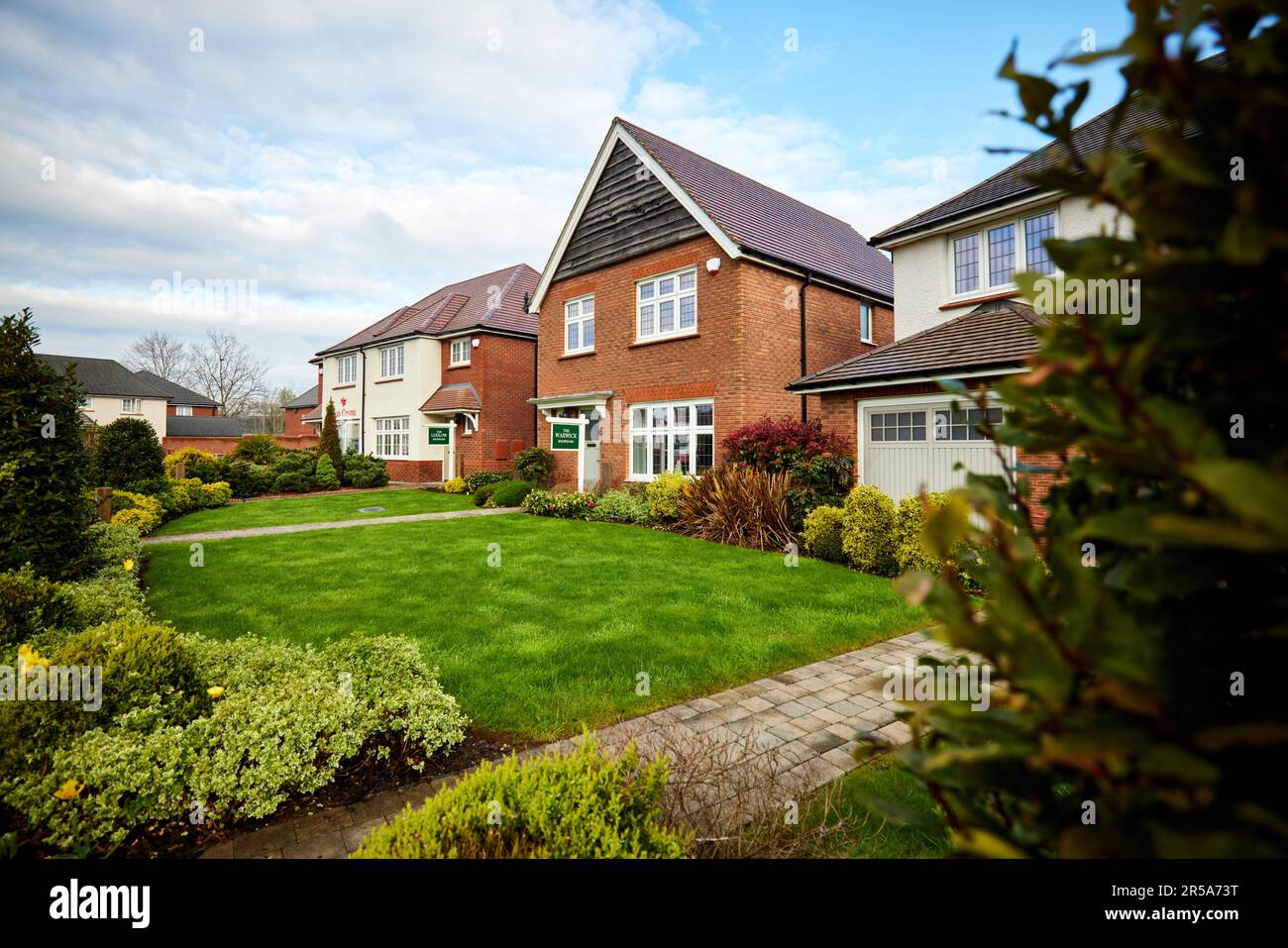 Redrow homes at Plas Ty Draw, Cardiff in Wales Stock Photo Alamy
