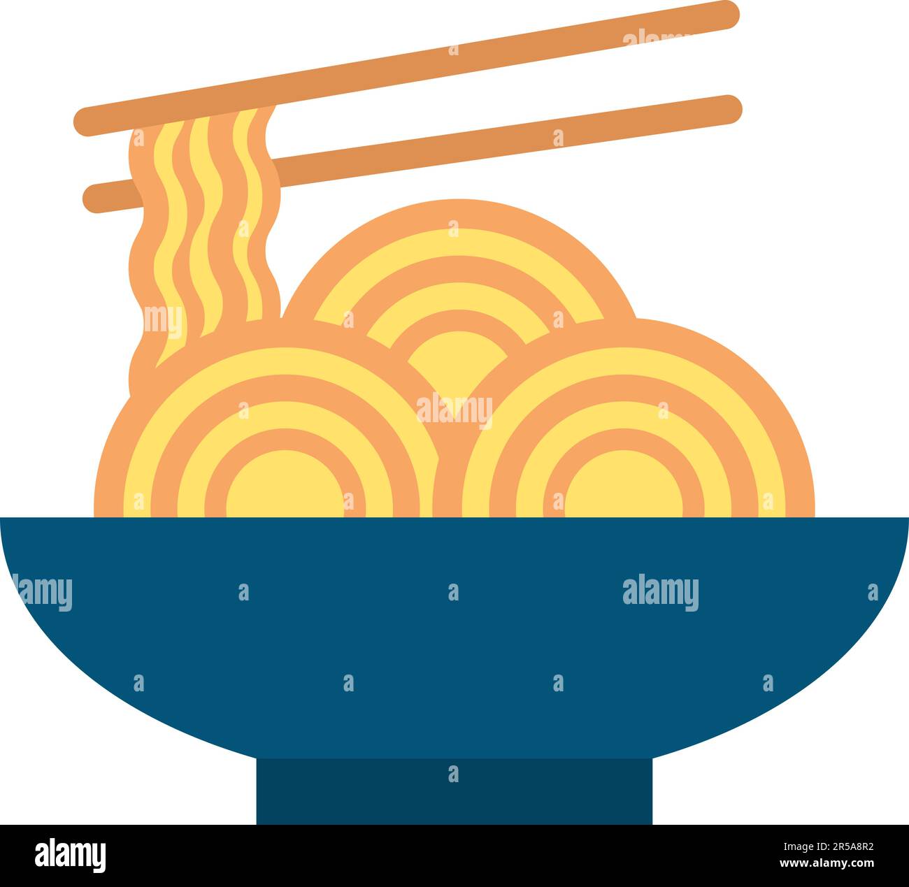 Noodles icon vector image Stock Vector Image & Art - Alamy