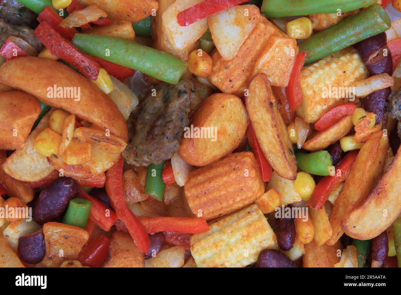 mexican food texture as nice gourmet background Stock Photo - Alamy