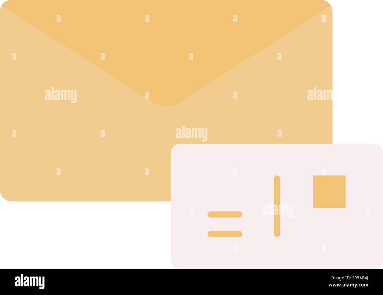 Postcard icon vector image. Suitable for mobile application web ...