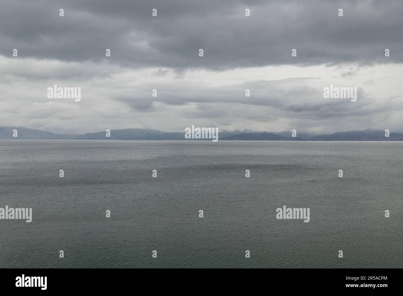 Armenia, lake Sevan, view from the mountain Stock Photo - Alamy